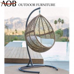 Modern Outdoor Garden Patio Beach Hotel Balcony Furniture Rattan Wicker Swing Chair图1