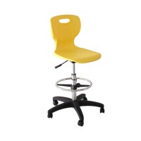 Five Star Leg Swivel Chair with Footrest Ring