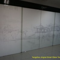 Smart Glass/Switchable Glass/Magic Glass/Privacy Glass with Pdlc Film Used for Sliding Door and Part