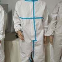 High Quality PP/SMS Sealed Coveralls Safety Protection Waterproof Seamless Coverall