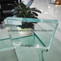 Flat Clear Tempered Sgp/PVB Laminated Glass for Office Wall