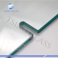 Clear Cutting/Drilling Holes/Groove Tempered Glass with Polished Edge