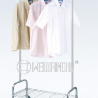 Sturdy Single-Rod DIY Heavy Duty Clothes Hanger Drying Rack