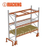 Heavy Duty Galvanized Steel Pallet Rack