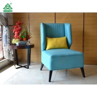 International Fancy Design Living Room Furniture Sofa Leisure Chair / Solid Wood Frame with Leather