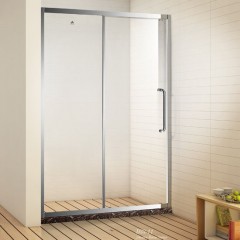 D33-11 SUS304 and Crystal with Nano Explosion Proof Film Shower Enclosure图1