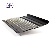 Metal Building Materials Green House Rainwater Drainage Aluminum Roof Rain Gutter