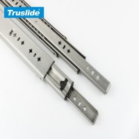 Stainless Steel Telescopic Channel Furniture Hardware Fittings Ball Bearing Drawer Slides