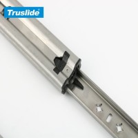 53mm Stainless Steel Full Extension Ball Bearing Telescopic Channel Drawer Slide