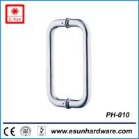 6/8 Inch Back-to-Back Stainless Steel or Brass Shower Door Pull Handle (pH-010)