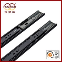 45mm Black Paint Soft-Closing 3 Knots Drawer Runners