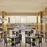 Modern Wooden Restaurant Furniture Dining Table and Chair Set