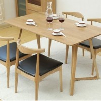 Nordic Home Furniture 6 Seater Wooden Dining Table Set Made in China Guangdong Manufacturer