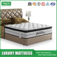 High End Plush Pillow Top Coolux Memory Foam Firm Mattress