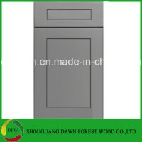 Kitchen Cabinet Door/Gary Color Sharker Style PVC Doors