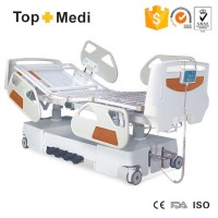 High End Hospital Furniture X-ray Digital Weight Function 5 Function Electric Hospital ICU Bed