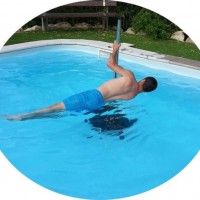 Under Water Exercise Stainless Steel Aqua Dance Pole