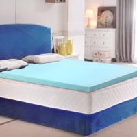 Sleepwell Cool Gel Memory Foam Mattress Topper Home Leisure Sleeping Pad