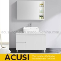 Floor Mounted Modern Style White Plywood Bathroom Vanity (ACS1-L67)