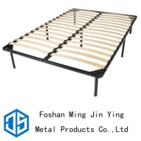 Portable Detachable Bed Frame with Aspen Plywood for Soft Bed (A013)