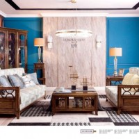 American Exquisite Wooden Luxury Home Living Room Furniture