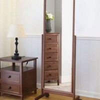 Hot Selling Solid Wood Simple Removable Full-Length Mirror Makeup Mirror