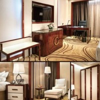 Hotel Furniture Beautiful Bedroom Set Modern Wooden TV Cabinet Wardrobe Bedside Table Office Desk an