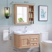 Factory Direct Sales Carbon Fiber Bathroom Cabinet with Mirror