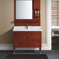 Bathroom Furniture Solid Wood Wall-Mounted Cabinet