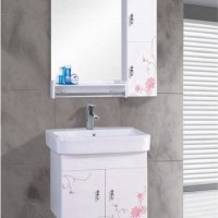 Hot Selling Wall Mounting PVC Bathroom Vanity with Mirror