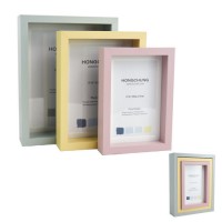 New Beautiful MDF Paper Wrap Nested Photo Frame Set for Home Decor