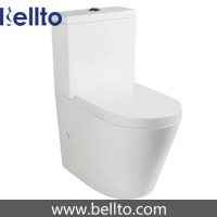 Rimless Water Closet Toilet with Watermark (B-021)