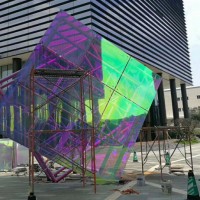 Customized Iridescent Decorative Coating Dichroic Glass for Architecture