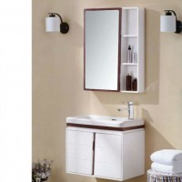 Low Price PVC Bathroom Vanity with Mirror Cabinet