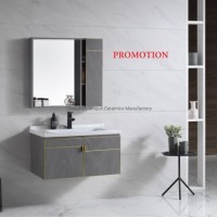 Promotion Cabinet - Modern Wall Mounted Wooden Vanity for Bathroom Furniture (T005-80K)