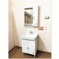 Small Size PVC Floor Mounting Bathroom Cabinet