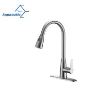 Aquacubic Health Pull Down Kitchen Sink Faucet with Deck Plate (AF7821-5)