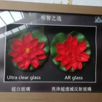 2mm 3.2mm 4mm 5mm 6mm Wholesale Anti-Reflective Non Reflective 98 % Ar Double Side Coated Float Glas