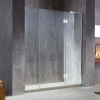 Frameless Hinge Shower Screen Glass Shower Door for Bath Room