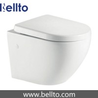 Water efficient toilets with rimless system (216R-W)
