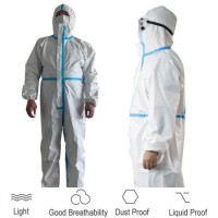 in Stock Full Body Personal Disposable Protective PPE Virus Safety SMS Hazmat Medical Protection Sui