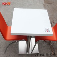 Acrylic Solid Surface Corian White Dining Room Furniture for Sale