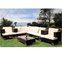 Leisure Hotel/Home Waterproof Modern Uphostery Rattan Sofa Set Lounge Chair Outdoor Garden Furniture