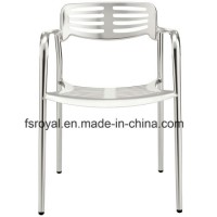 Morden Home Hotel Restaurant Outdoor Garden Dining Furniture Anodized Stacking Toledo Chair