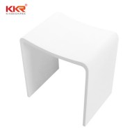 Luxry Design Acrylic Solid Surface Shower Stool Bathroom Bench