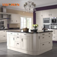 Apartment Kitchen Cabinets White Shaker Collection Solid Wood Soft Close