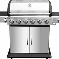 Multifunctional 6 Burners Stainless Steel Made Gas Grill with Side Burners