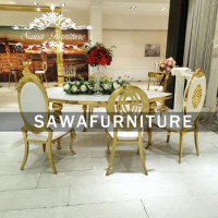 Furniture Marble Dining Table Set Granite Dining Table Used Tables and Chairs for Sale