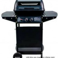 2 Burners Gas Grill with Glass Watching Window