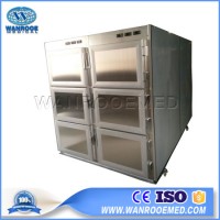 Ga306 Six Bodies Electrical Stainless Steel Moruary Refrigerator